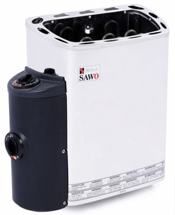 Электрическая печь SAWO MINI MN-36NB-Z (3,6 кВт, встроенный пульт, внутри оцинковка, снаружи нержавейка)