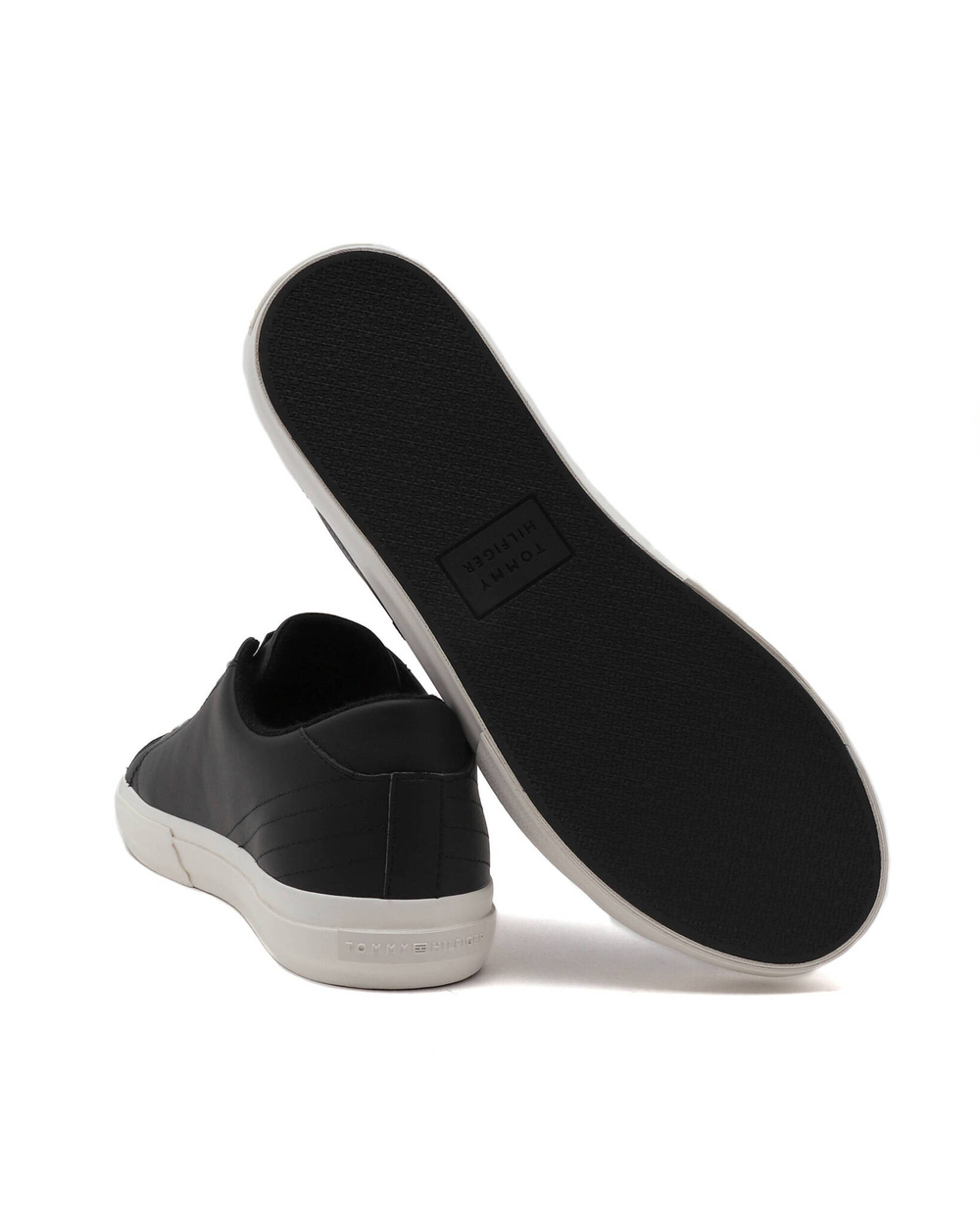 Кожаные кроссовки th hi vulc street low leather Tommy Hilfiger - темно-синий(FM0FM04740)