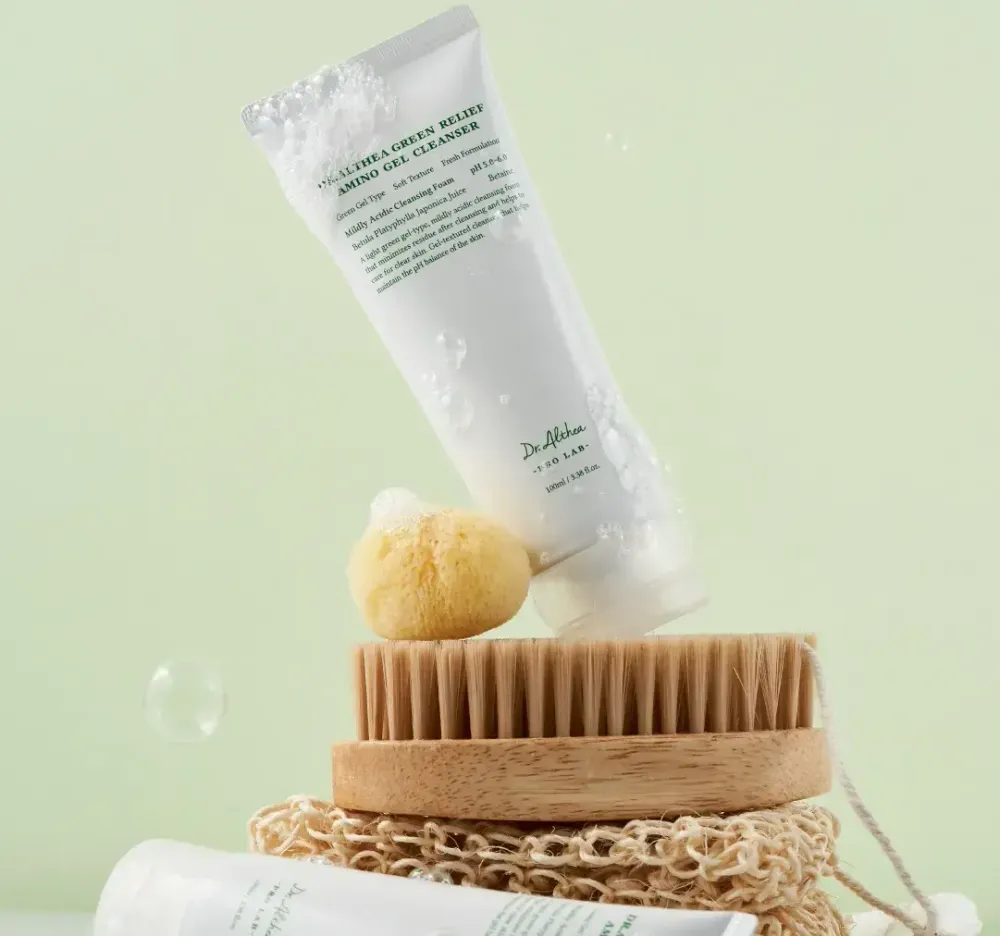 Гель-пенка для умывания с аминокислотами Dr. Althea Green Relief Amino Gel Cleanser 100 мл. (Срок годности до 05.05.2028)