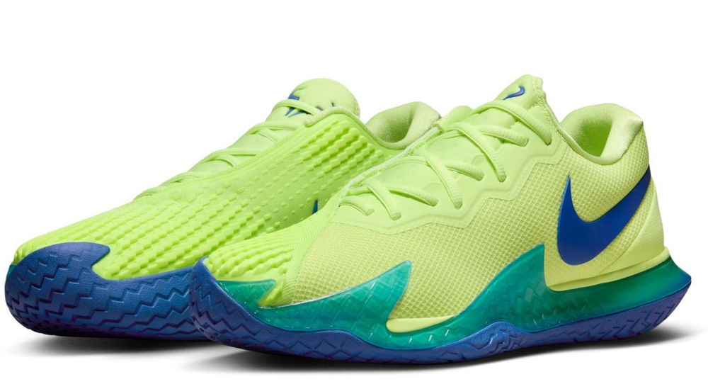 Мужские кроссовки теннисные Nike Zoom Vapor Cage 4 Rafa - зеленый