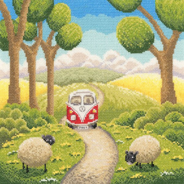 Набор для вышивания нитками Bothy Threads Road Trip