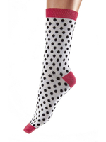 Набор из 2 пар носков Bamboo Socks - с вишенками и в горошек (Размер: S-M-L) (Цвет: разноцветный)