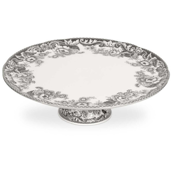 Блюдо для торта на ножке 27см Spode Деламер, сельские мотивы