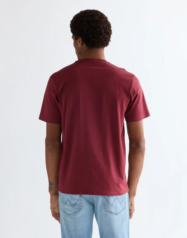 Футболка мужская WRANGLER AMERICANA TEE RUBY WINE