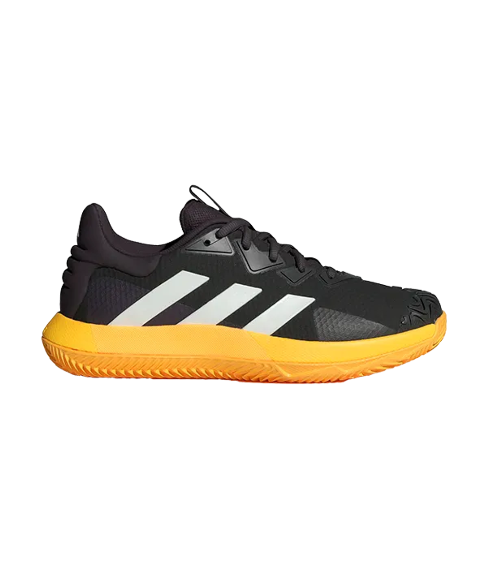 Adidas Solematch Control M Clay Черные-Оранжевые кроссовки 2024