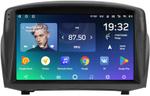 Магнитола для Ford Fiesta MK6 2012-2018 (голубой БК, рамка тип 2) - Teyes CC2 PLUS монитор 9" QLED, Android 10, Быстрая, SIM-слот