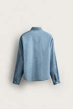РУБАШКА RELAXED FIT С ЭФФЕКТОМ ПОТЕРТОСТИ — ZARA · 0122/342