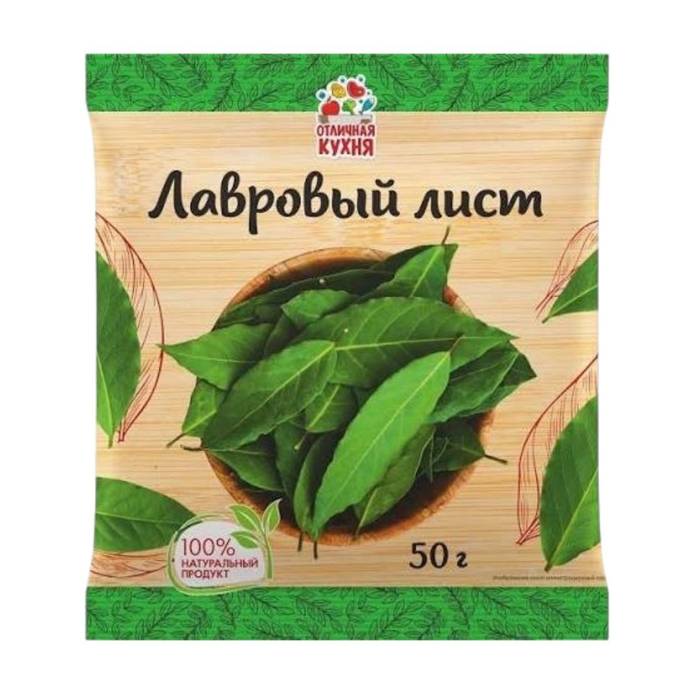 Лавровый лист 50гр *40 Отличная Кухня