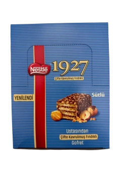 Турецкие Хрустящие вафли Nestle 1927 с фундуком, 12шт