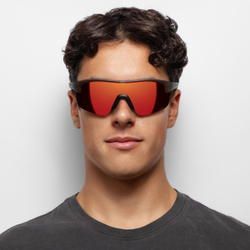 Очки солнцезащитные WHITELAB Aero Black / Lumi red