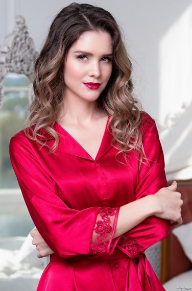 Рубашка халат на пуговицах Mia-Amore MARISIA МАРИСИЯ 8587