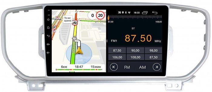Магнитола для KIA Sportage 2016-2018 - Parafar PF576LUX2FHD на Android 13, CarPlay, 4G SIM-слот