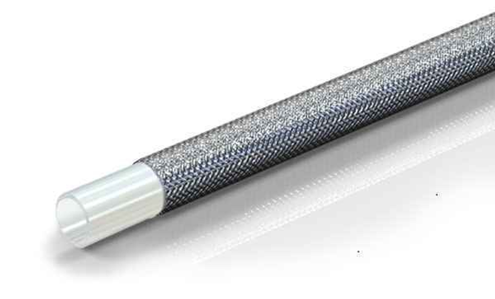 Рукав тефлоновый PTFE 1SS DN 25 P=80 гладкая трубка