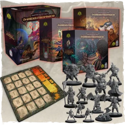 Fighting Fantasy Quest - The Warlock of Firetop Mountain - настольная игра