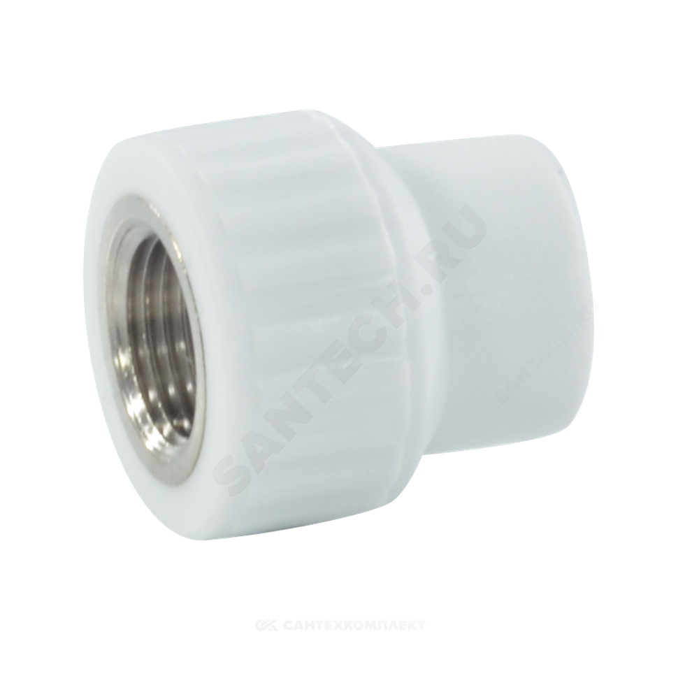 Муфта PP-R комбинированная белая Дн 25х1/2" ВР VALFEX 10129125