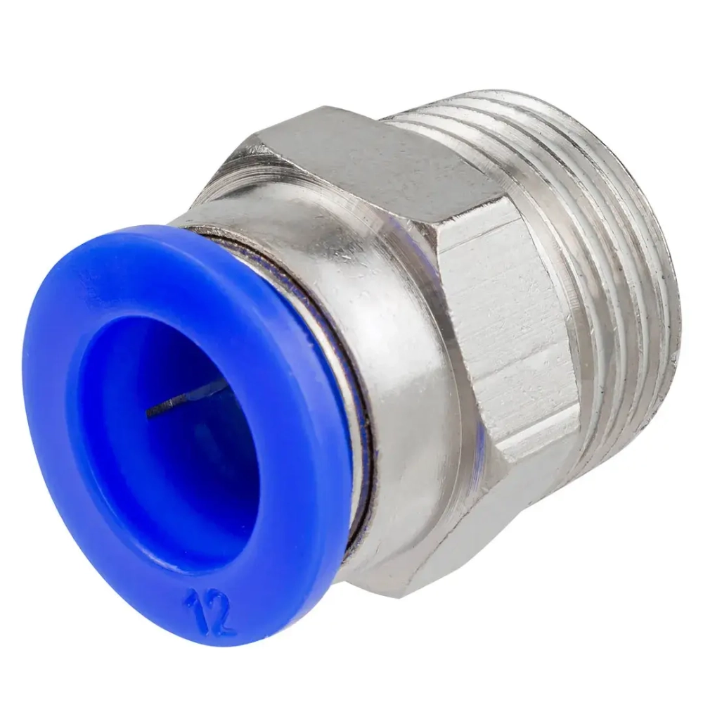 Фитинг для пластиковых трубок 12мм с наружной резьбой 1/2'' Forsage F-SPC12-04
