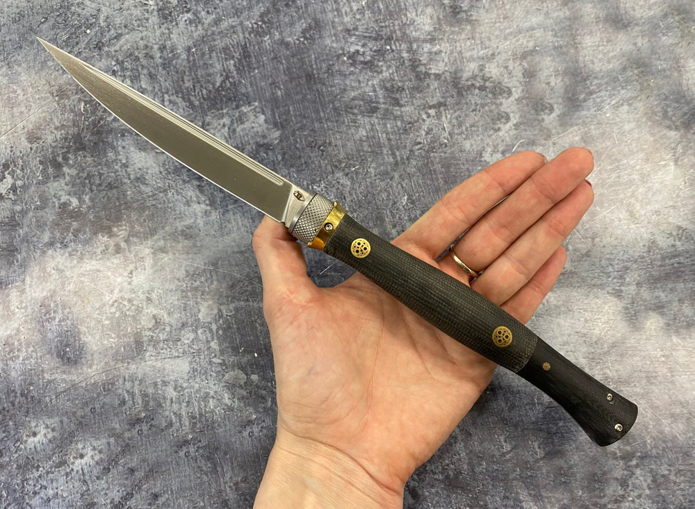 Складной нож Кабальеро-01 Limited, сталь D2, G10 и микарта