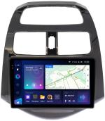 Магнитола для Chevrolet Spark M300 2009-2022, Ravon R2 (рамка глянцевая) - Teyes CC3-2K монитор 9.5" 2K QLED на Android 10, Быстрая, CarPlay, 4G SIM-слот
