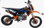 Питбайк Regulmoto SPITFIRE 17/14 PRO 140сс черный/оранжевый