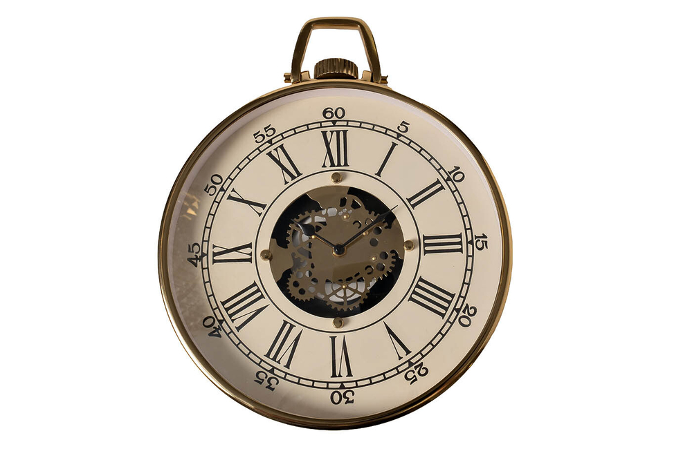 Часы настенные Garda Decor бело-золотые 79mal-5428-38g