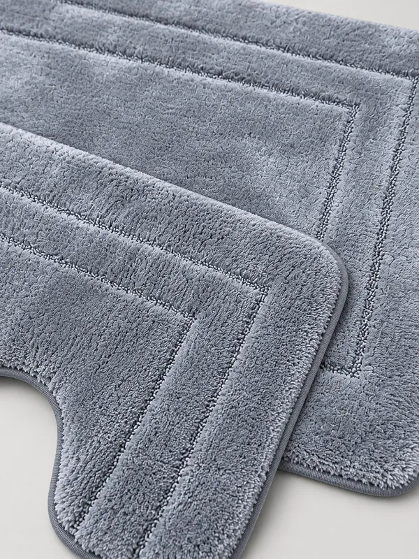 Коврик для в/к Zalel Exclusion 60x100+50*60 grey 1/12