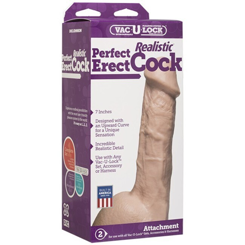 Насадка для страпон-трусиков REALISTIC COCK (Цвет: телесный)