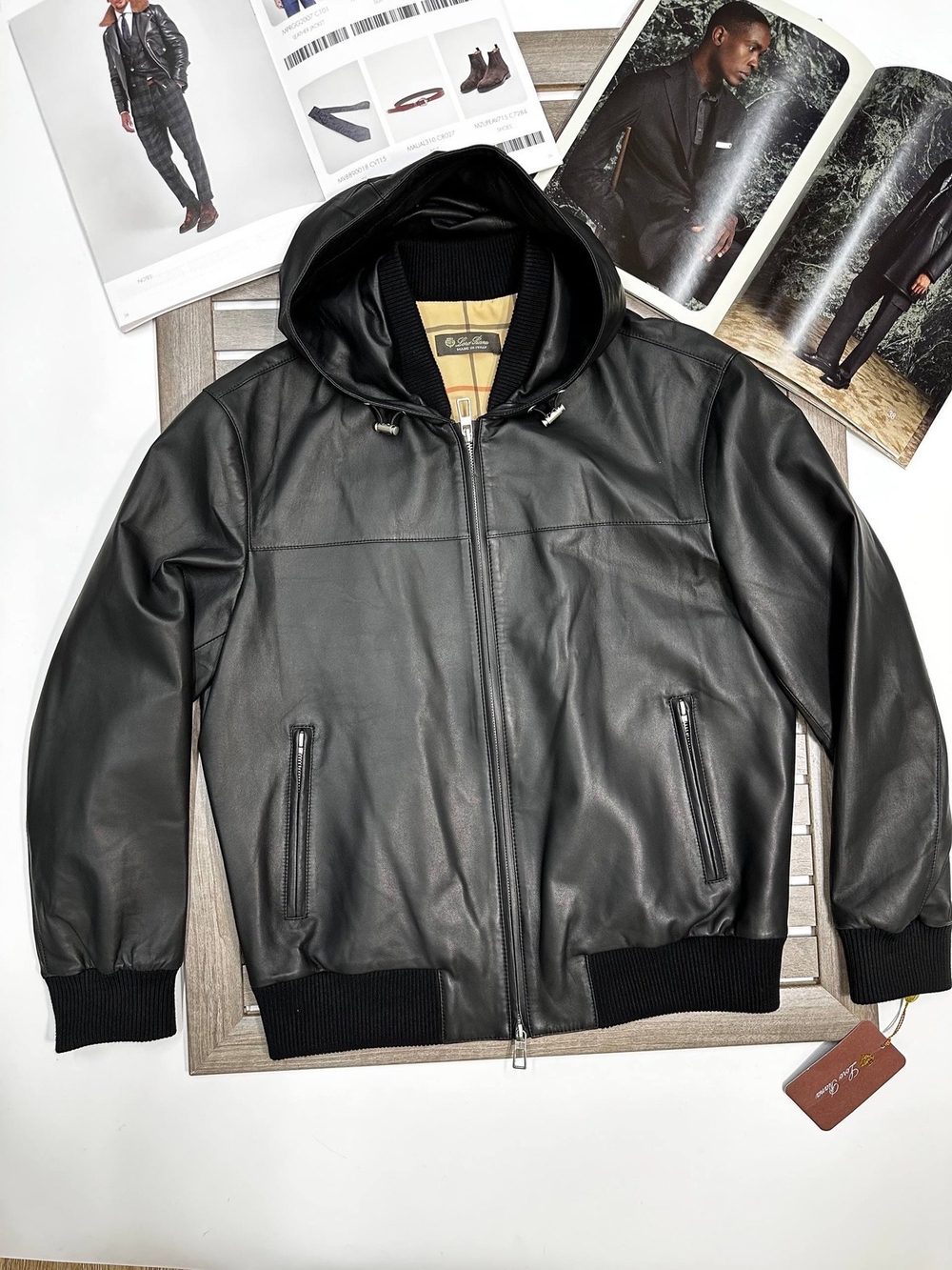 Кожаная куртка Loro Piana