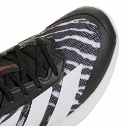 Женские Кроссовки теннисные Adidas Adizero Ubersonic 5 W - core black/cloud white/solar turbo