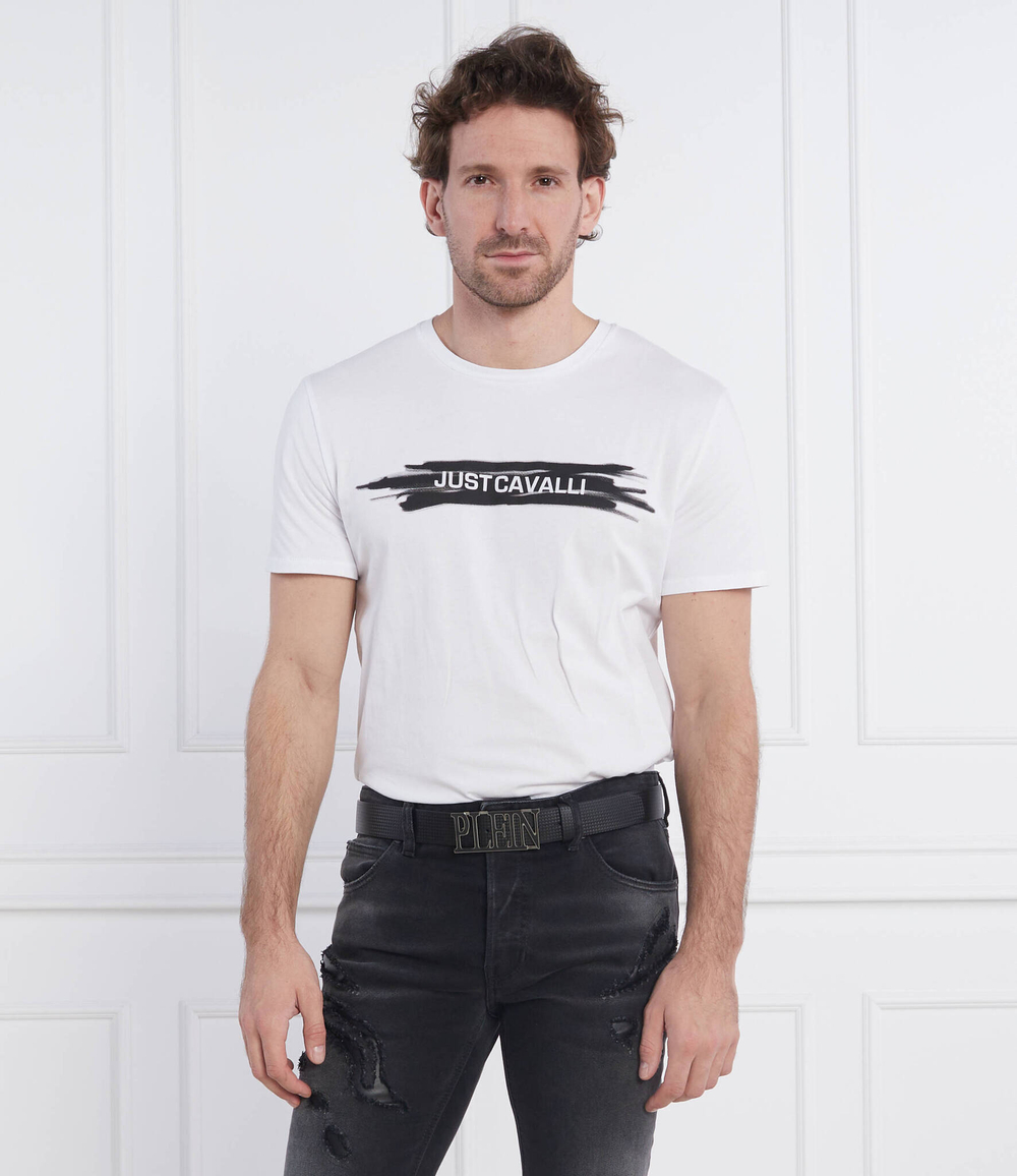 футболка Just Cavalli - белый(S03GC0681 N20663)