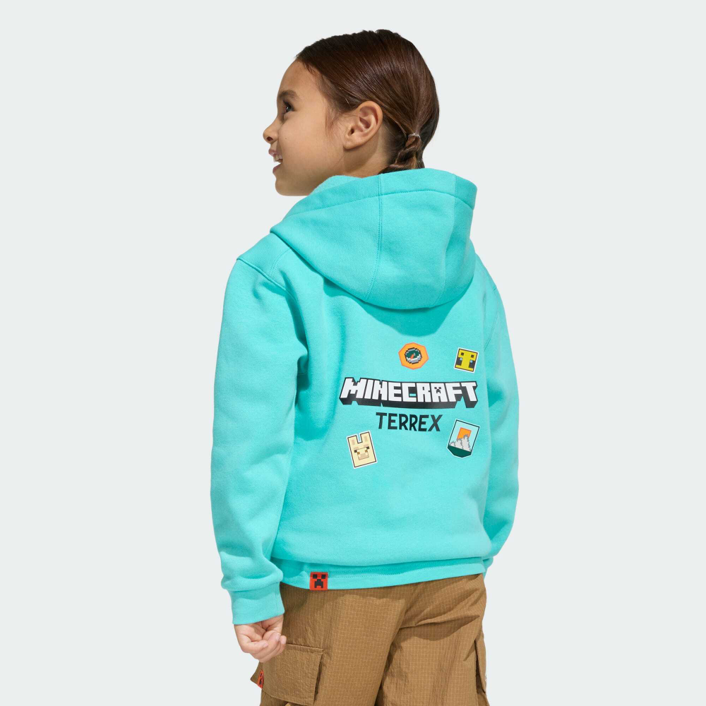 Adidas Толстовка Minecraft, бирюзовый