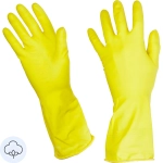 Перчатки резиновые PACLAN Practi латекс желтые р-р S 4078964/4076704
