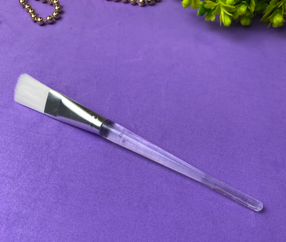 Кисть для нанесения маски «Beauty - Set», цвет прозрачный, 16см