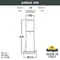 Наземный светильник Amelia DR2.574.000.LYE27 Fumagalli