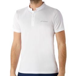 Мужское теннисное поло Babolat Play Polo Men - White, Grey