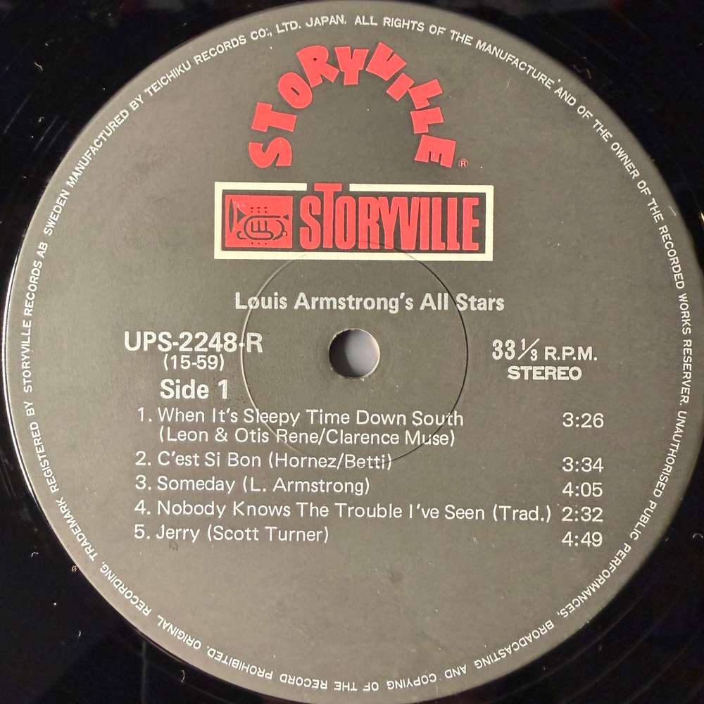 Louis Armstrong – All Stars (Япония 1975г.)Т