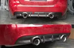 Карбоновый диффузор заднего бампера для Jaguar XE 2015-2018 Ягуар