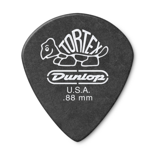 Dunlop 482R088 Tortex Pitch Black Jazz III 72Pack медиаторы, толщина 0.88 мм, 72 шт.