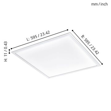 Светодиодная ультратонкая потолочная панель 40W 4000K 96153 белый SALOBRENA 1 Eglo