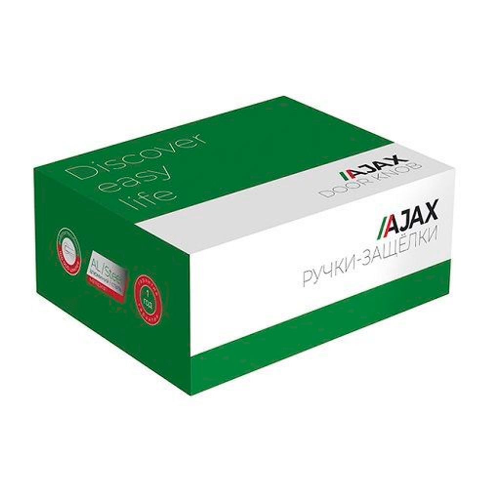 Ручка защелка AJAX 6010 CP-Р (без фик.) хром /39511/