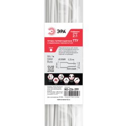 Термоусадочная трубка ЭРА NO-224-399 ТТУ нг-LS 3/1.5 белая в отрезках по 1 м 50 шт | Электротовары