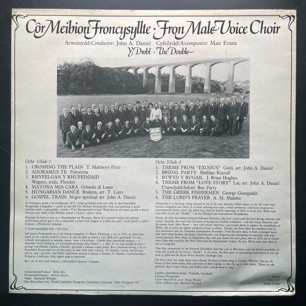 Fron Male Voice Choir ‎– The Double (Англия 1979г.)