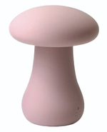 Розовый перезаряжаемый клиторальный стимулятор-грибочек Oyster Mushroom (Цвет: розовый)
