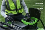 Cамоходная аккумуляторная газонокосилка Greenworks 82LM30S , 82v, 76 см, (2519207U3B), с 3хАКБ 5Ач и ЗУ для 2-х аккумуляторов