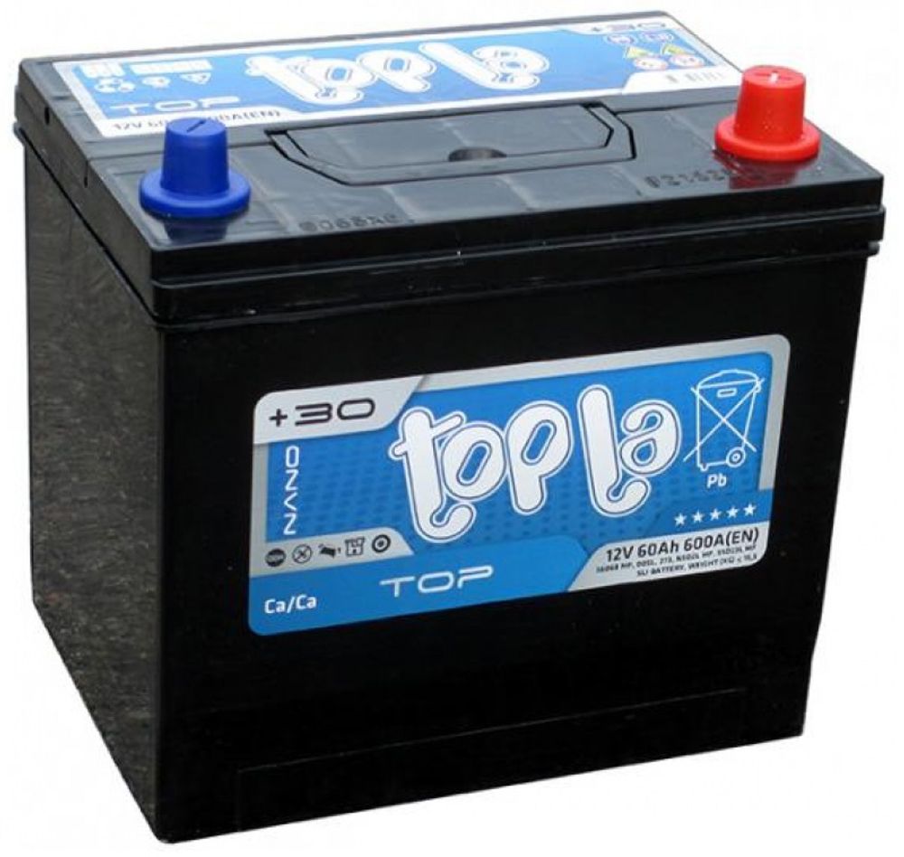 Topla Top Asia 6CT- 60 ( 65D23 ) аккумулятор Topla Top Asia 6CT- 60 ( 65D23 ) аккумулятор