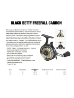 Катушка инерционная Black Betty Freefall Carbon