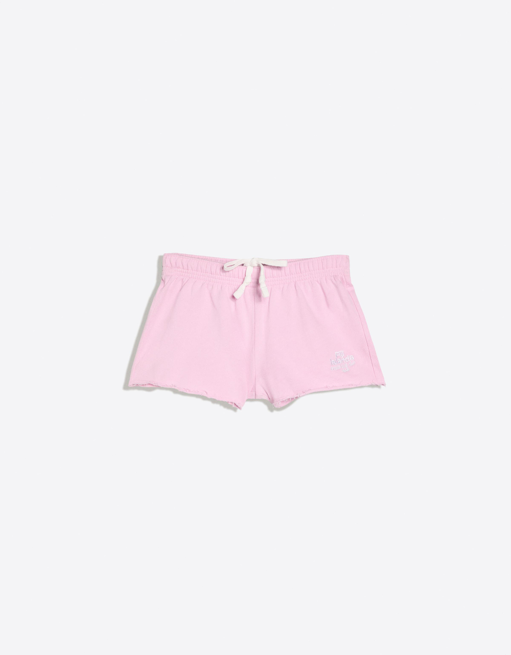 Женские шорты из мягкой ткани с вышивкой - BERSHKA