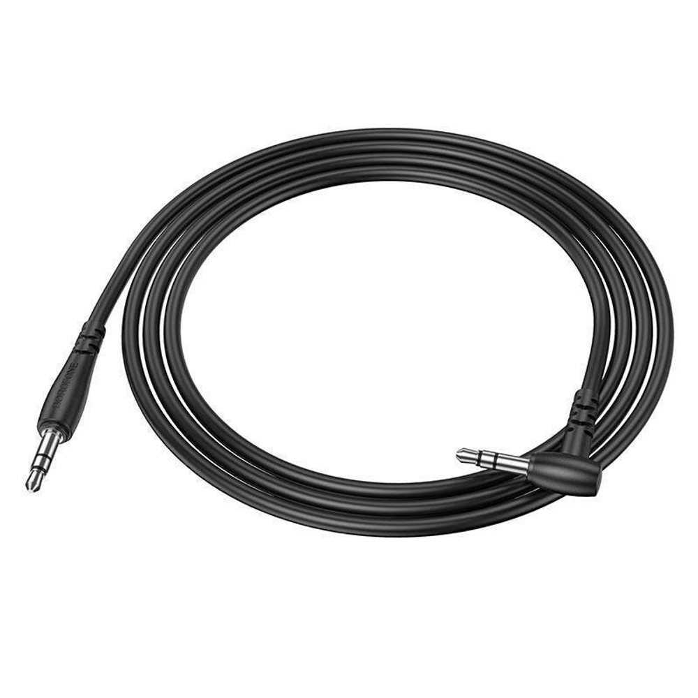 Кабель AUX Borofone BL10 1м угловой Black