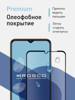 Защитное стекло ROSCO для Vivo Y35 оптом (арт. VV-Y35-FSP-GLASS-BLACK)