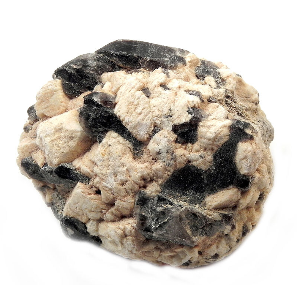 Морион кристаллы в микроклине и альбите 56.3гр.