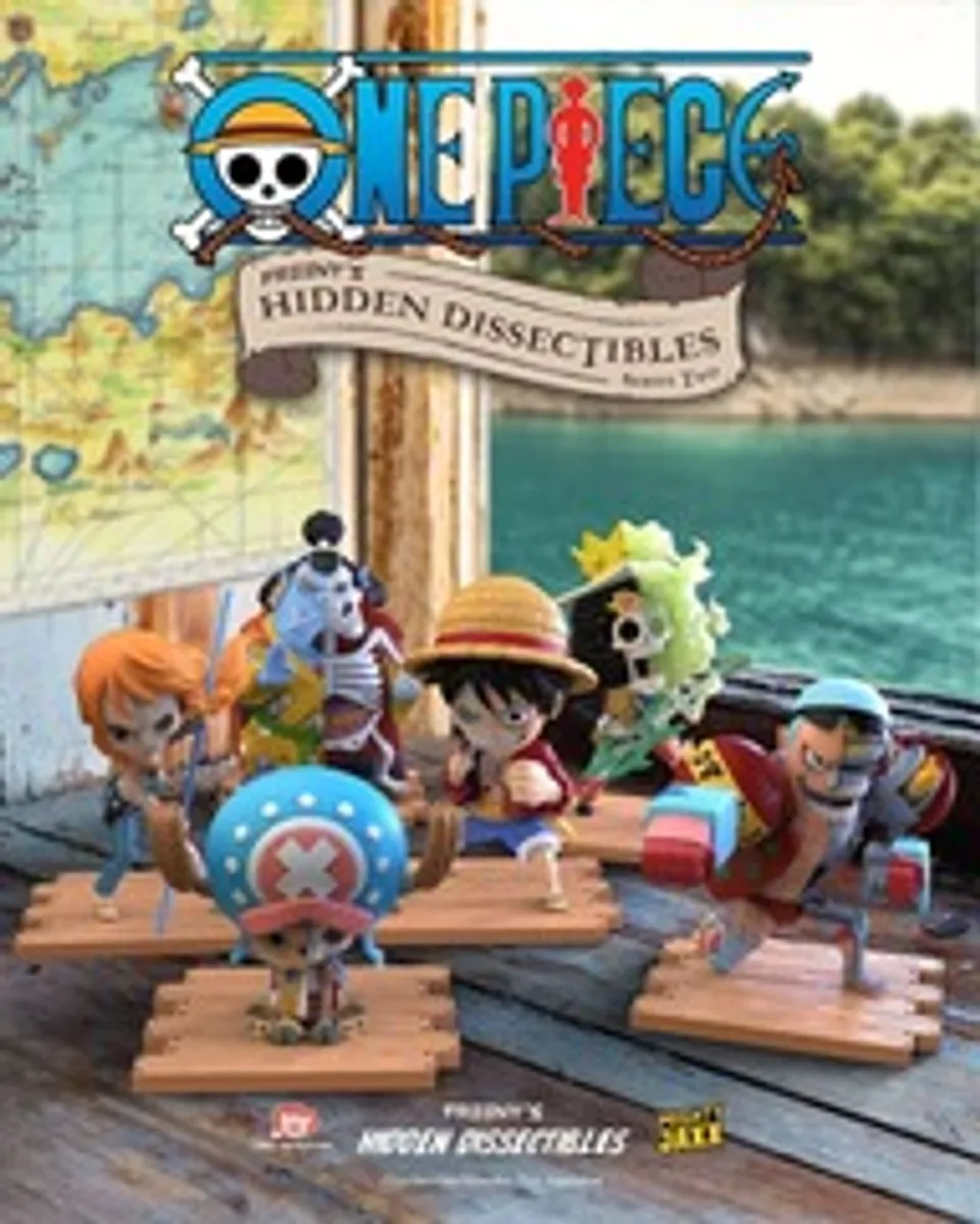Случайная фигурка Mighty Jaxx One Piece Hidden Dissectibles Series Two: Straw Hat Pirates 02